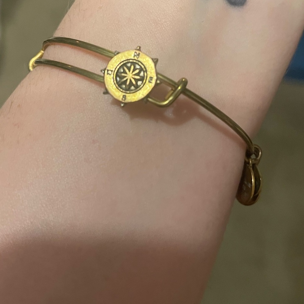 ALEX AND ANI COMPASS SLIDER RAFAELIAN GOLD